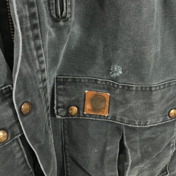 Verified Vintage Carhartt C26 – Hunter Green, Union Made USA 1999, Brass Zipper - Picture 4 of 9
